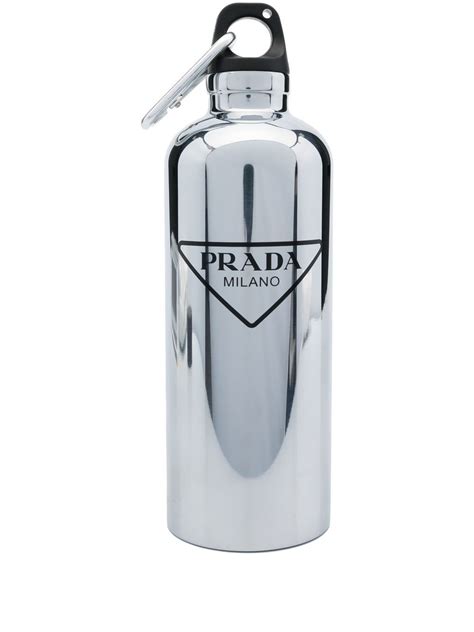 all drinking prada now|steel Prada water bottle.